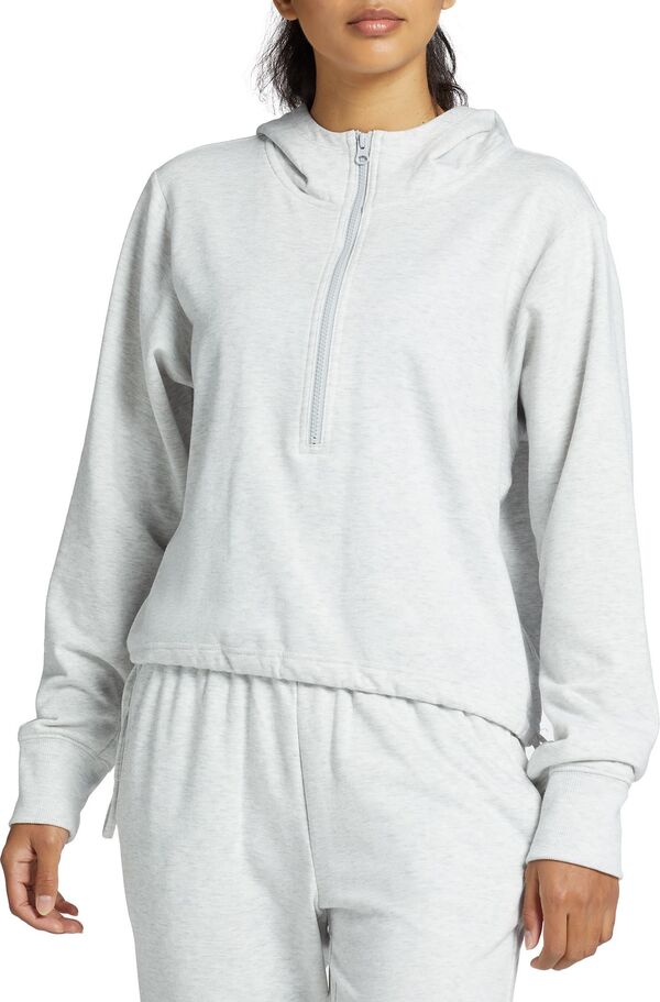 【送料無料】 DSG レディース パーカー・スウェット アウター DSG Women's So Soft 1/2 Zip Hoodie Light Heather Grey