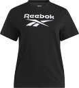 【送料無料】 リーボック レディース Tシャツ トップス Reebok Women's Identity Big Logo T-Shirt Black(4)
