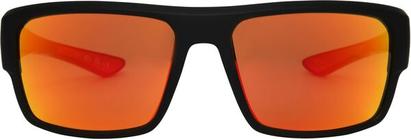 【送料無料】 DSG レディース サングラス・アイウェア アクセサリー DSG Full Rim Wrap Around Sunglasses Black/Red