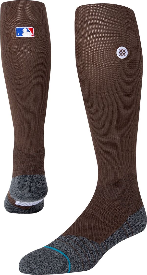 【送料無料】 スタンス レディース 靴下 アンダーウェア Stance Adult MLB Diamond Pro On-Field Baseball Socks Brown