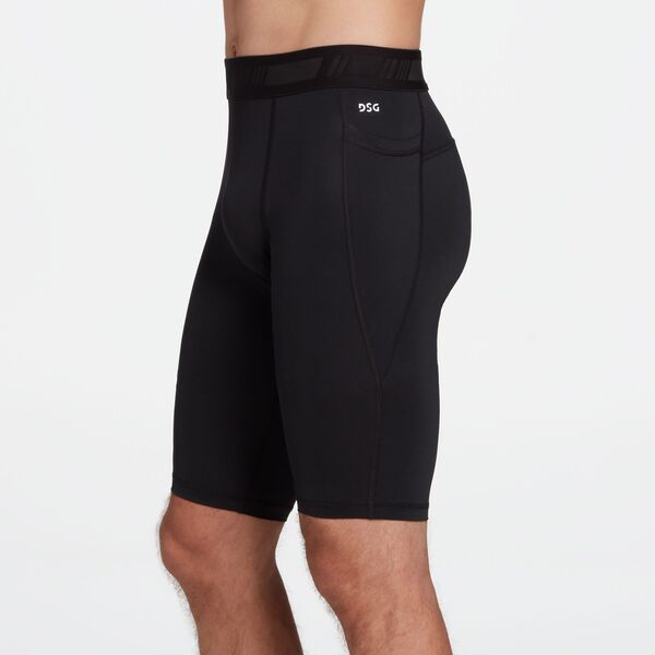 【送料無料】 DSG メンズ ハーフパンツ・ショーツ ボトムス DSG Men's 10" Compression Shorts Pure Black