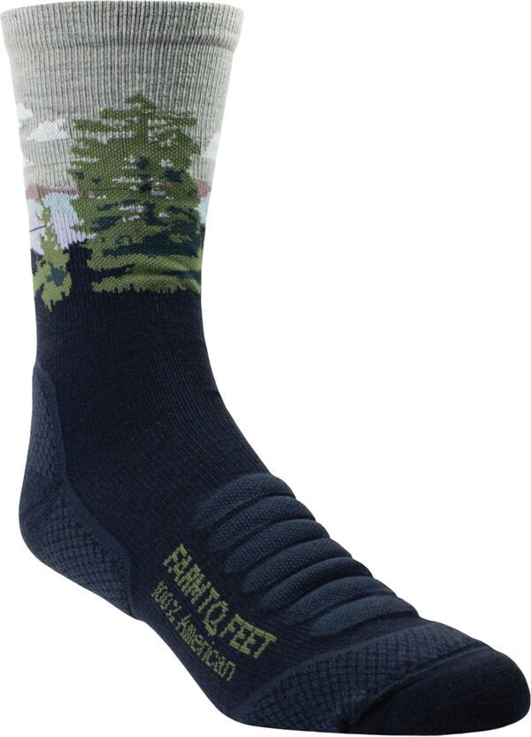 ̵ ե ȥ ե ǥ   Farm to Feet Cascade Locks Light Targeted Cushion 3/4 Crew Socks Total Eclipse