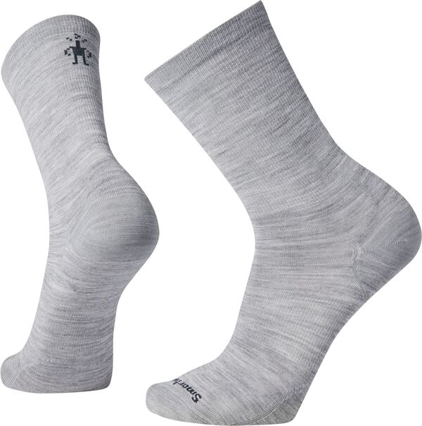 楽天ReVida 楽天市場店【送料無料】 スマートウール メンズ 靴下 アンダーウェア Smartwool Everyday Anchor Line Zero Cushion Crew Socks Light Gray