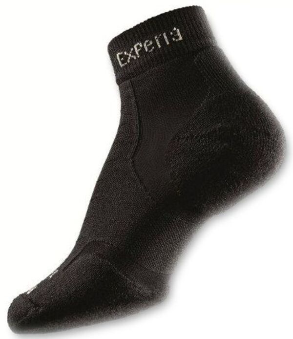 【送料無料】 ソーロス メンズ 靴下 アンダーウェア Thor-Lo Experia Multi-Sport Padded Low Cut Socks Black/Black