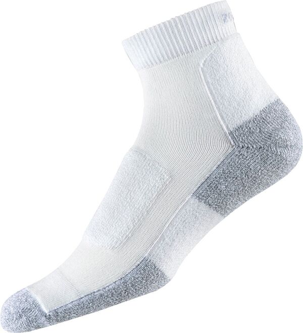 楽天ReVida 楽天市場店【送料無料】 ソーロス レディース 靴下 アンダーウェア Thor-Lo Women's Lite Padded Low Cut Walking Socks White