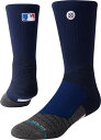 【送料無料】 スタンス メンズ 靴下 アンダーウェア Stance Adult MLB Diamond Pro Crew On-Field Baseball Socks Navy