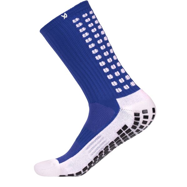 ̵ å    LUX Unisex Soccer Grip Calf Socks Blue