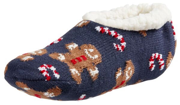 【送料無料】 ノースイースト レディース 靴下 アンダーウェア Northeast Outfitters Women 039 s Cozy Cabin Holiday Tossed Christmas Slipper Socks Navy