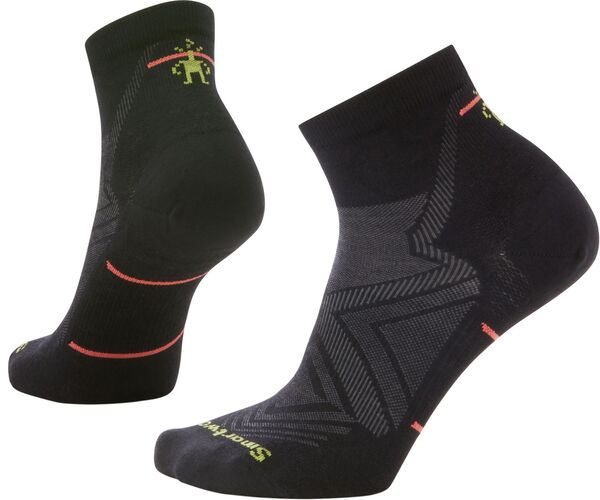 yz X}[gE[ fB[X C A_[EFA SmartWool Women's Run Zero Cushion Ankle Socks Black