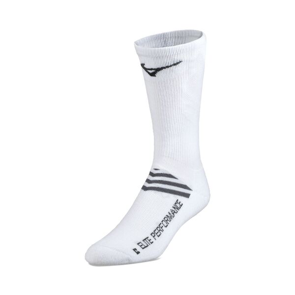 yz ~Ym fB[X C A_[EFA Mizuno Runbird Volleyball Crew Socks White