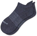 楽天ReVida 楽天市場店【送料無料】 ボンバス レディース 靴下 アンダーウェア Bombas Men's Marled Ankle Socks Navy/Cream