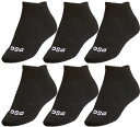 【送料無料】 DSG レディース 靴下 アンダーウェア DSG No Show Socks - 6 Pack Black(4)