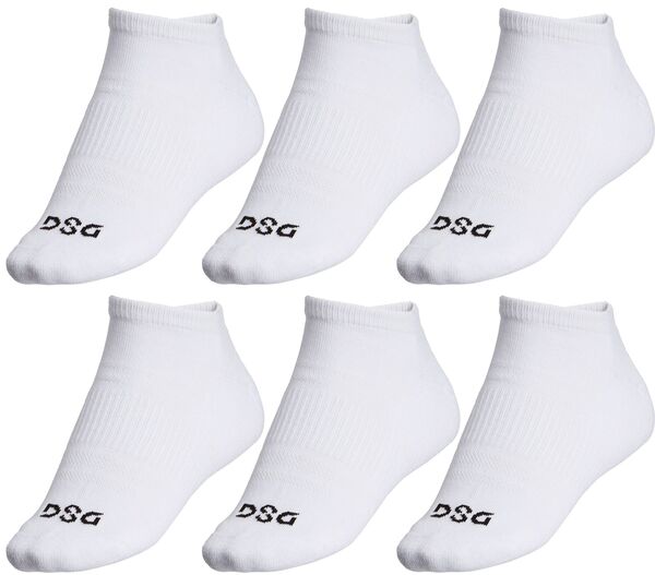 yz DSG fB[X C A_[EFA DSG No Show Socks - 6 Pack White