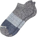 楽天ReVida 楽天市場店【送料無料】 ボンバス レディース 靴下 アンダーウェア Bombas Men's Tri-Block Ankle Sock Marled Blue