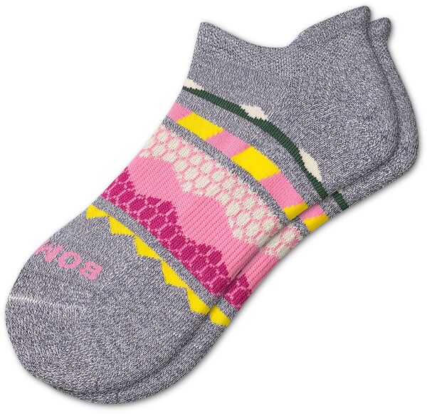 yz {oX fB[X C A_[EFA Bombas Women's Colorblock Geo Ankle Socks Storm