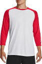 【送料無料】 アンダーアーマー メンズ Tシャツ トップス Under Armour Men's Classic 3/4 Sleeve T-Shirt White/Red