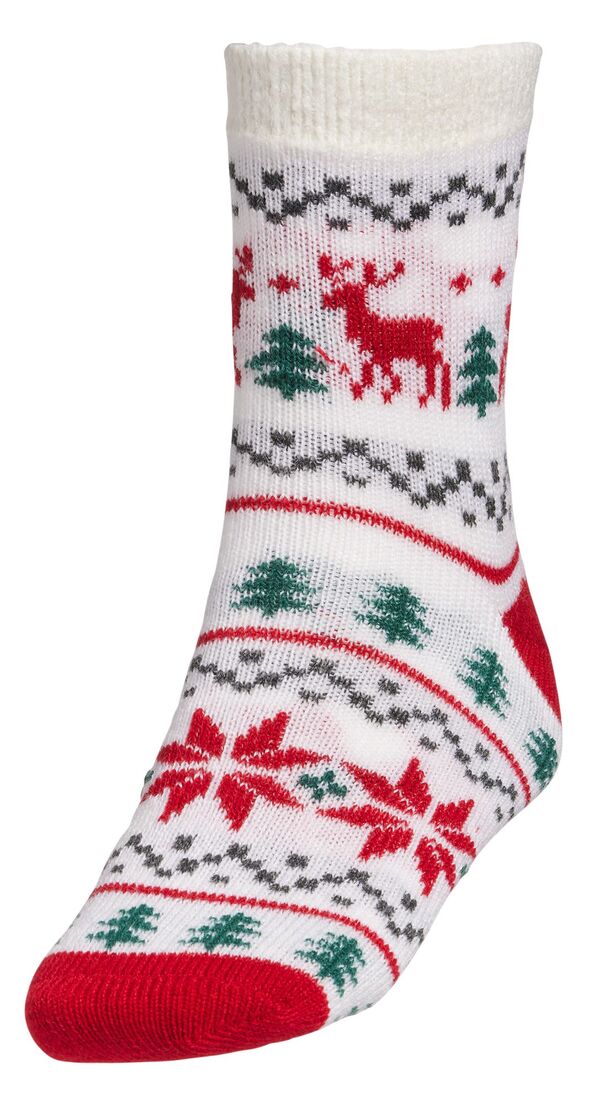 【送料無料】 ノースイースト メンズ 靴下 アンダーウェア Northeast Outfitters Men 039 s Cozy Cabin Holiday Reindeer Fairisle Socks Red