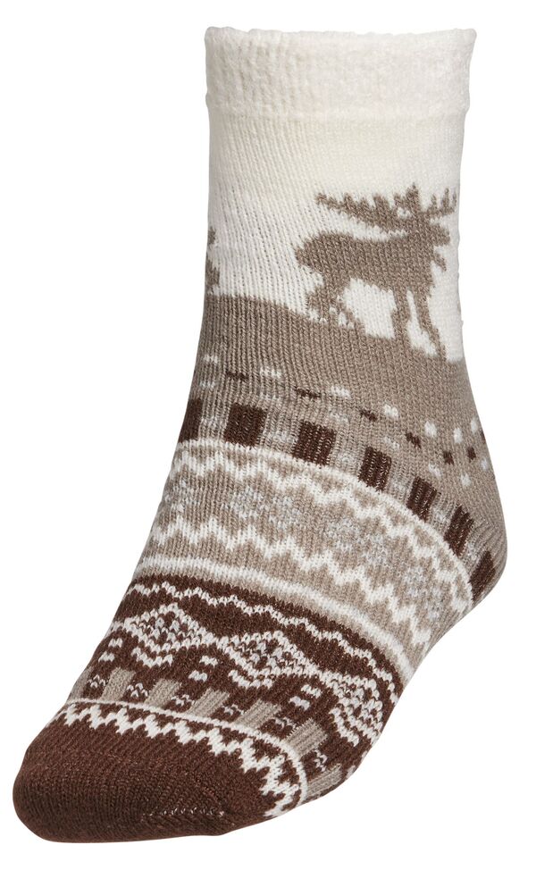 【送料無料】 ノースイースト メンズ 靴下 アンダーウェア Northeast Outfitters Men's Cozy Cabin Moose Socks Heather Grey