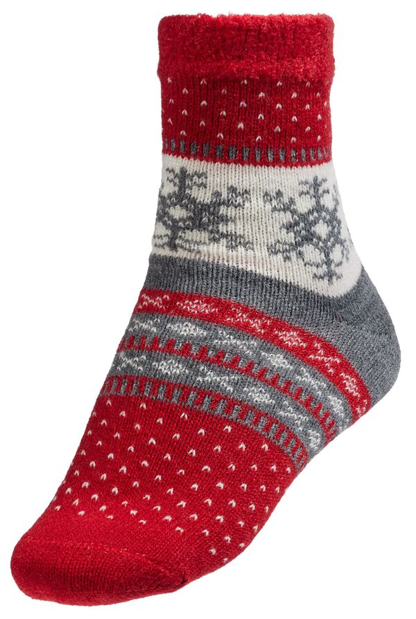 yz m[XC[Xg fB[X C A_[EFA Northeast Outfitters Women's Cozy Cabin Holiday Chilly Friends Socks Red