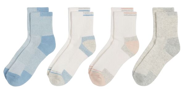 yz ApCfUC fB[X C A_[EFA Alpine Design Women's Mid Crew Hiker Socks 4 Pack Blue/Multi