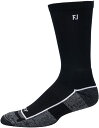 【送料無料】 フットジョイ メンズ 靴下 アンダーウェア FootJoy Men's ProDry Crew Golf Socks Black
