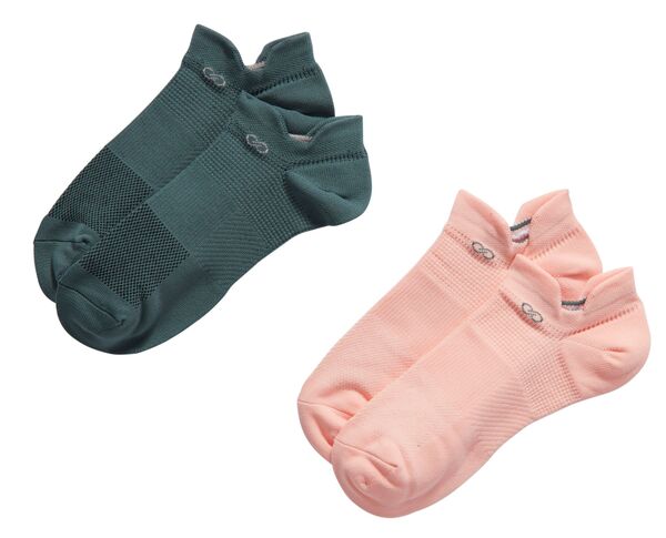 yz L[ fB[X C A_[EFA CALIA Women's 2-Pack Training Socks Filament Pink/Spruce