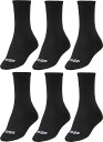 【送料無料】 DSG メンズ 靴下 アンダーウェア DSG Crew Socks 6 Pack Black