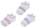 【送料無料】 ウォルターヘーゲン レディース 靴下 アンダーウェア WALTER HAGEN Women's Low Cut 3-pack Golf Socks Americana/Red/White/Blue