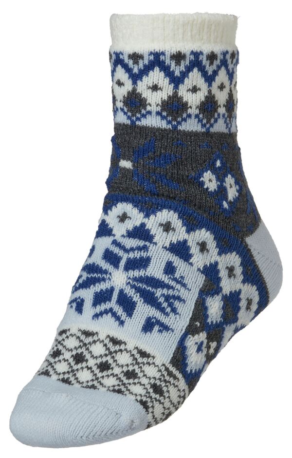 yz m[XC[Xg fB[X C A_[EFA Northeast Outfitters Women's Cozy Cabin Nordic Quilted Socks Ice Blue
