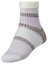 【送料無料】 ノースイースト レディース 靴下 アンダーウェア Northeast Outfitters Women's Cozy Cabin Fade Stripe Socks Purple