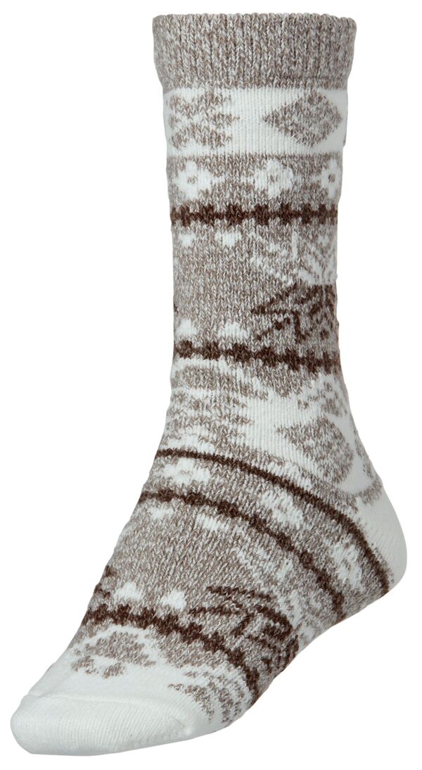 yz m[XC[Xg fB[X C A_[EFA Northeast Outfitters Women's Cozy Cabin SL Norse Code Socks Taupe