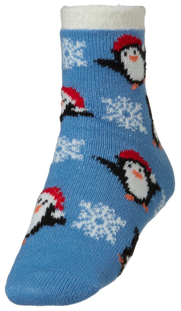 【送料無料】 ノースイースト レディース 靴下 アンダーウェア Northeast Outfitters Women 039 s Cozy Cabin Holiday Tossed Christmas Socks Light Blue