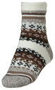 【送料無料】 ノースイースト レディース 靴下 アンダーウェア Northeast Outfitters Women's Cozy Cabin Fuzzed Over Socks Taupe