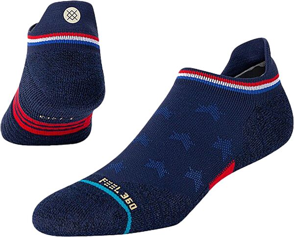 【送料無料】 スタンス メンズ 靴下 アンダーウェア Stance Men's Independence Tab Golf Socks Navy