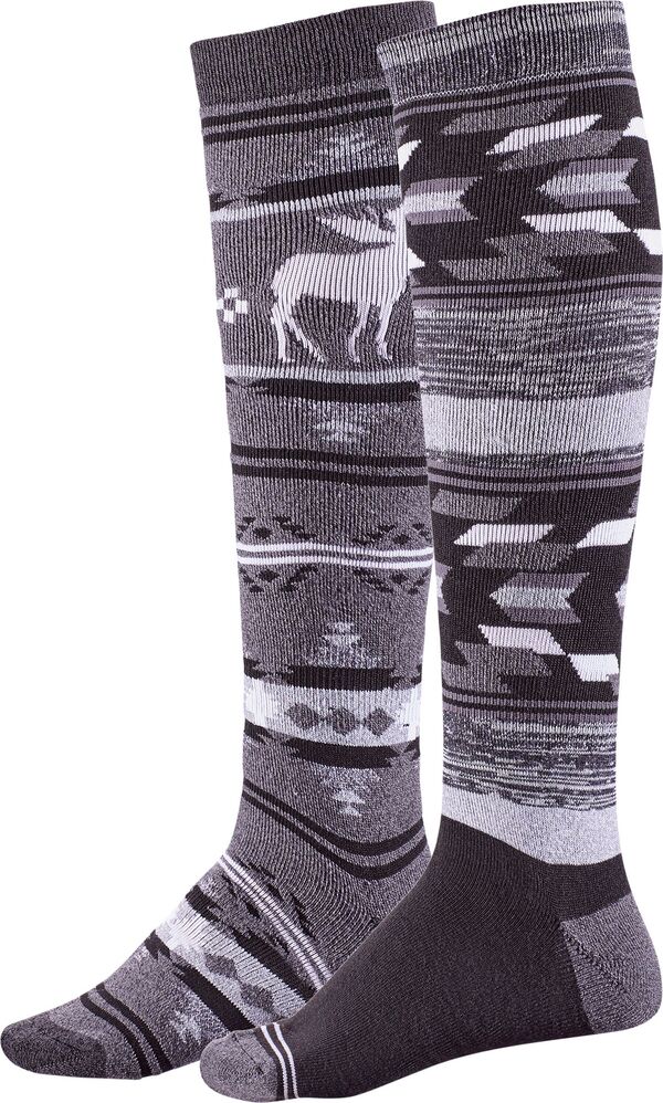 yz ApCfUC fB[X C A_[EFA Alpine Design Men's Snow Sport Socks - 2 Pack Black