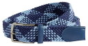 【送料無料】 ウォルターヘーゲン メンズ ベルト アクセサリー Walter Hagen Men's Plaid Stretch Golf Belt Dress Blue