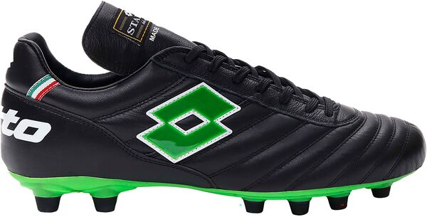 【送料無料】 ロット メンズ スニーカー シューズ Lotto Stadio OG II FG Soccer Cleats Black/Green