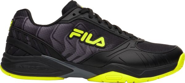 【送料無料】 フィラ メンズ スニーカー シューズ Fila Men's Volley Zone Pickleball Shoes Black/Castlerock