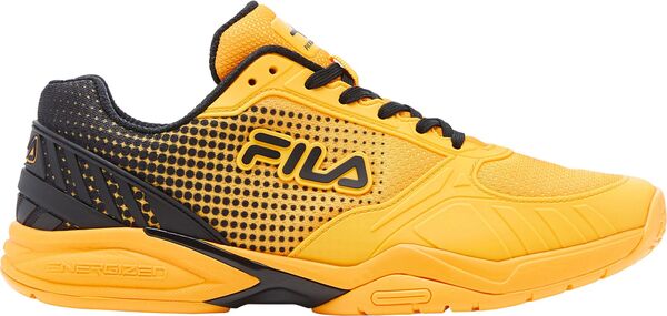 【送料無料】 フィラ メンズ スニーカー シューズ Fila Men's Volley Zone Pickleball Shoes Bright Citrus/Black