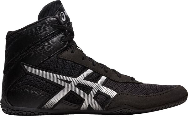 【送料無料】 アシックス メンズ スニーカー シューズ ASICS Men 039 s Matcontrol 3 Wrestling Shoes Black/Silver