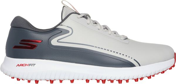 【送料無料】 スケッチャーズ メンズ スニーカー シューズ Skechers Men's Go Golf Max 3 Golf Shoes Grey/Red その1