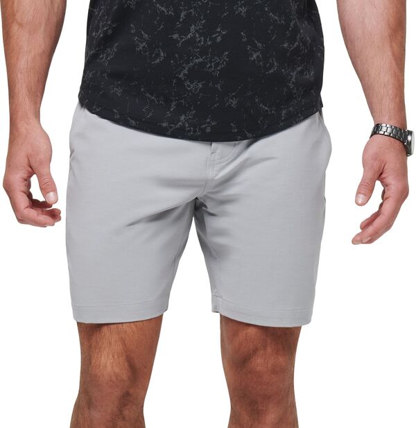 【送料無料】 トラビスマヒュー メンズ ハーフパンツ・ショーツ ボトムス TravisMathew Men's Tech Chino Golf Shorts Heather Sleet