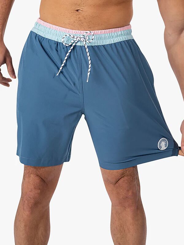 【送料無料】 チャビーズ メンズ ハーフパンツ・ショーツ 水着 chubbies Men's Classic 7" Swim Trunks Gravel Roads