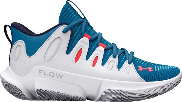 【送料無料】 アンダーアーマー レディース スニーカー シューズ Under Armour Women 039 s Flow Breakthru 4 Basketball Shoes White/Cosmic Blue