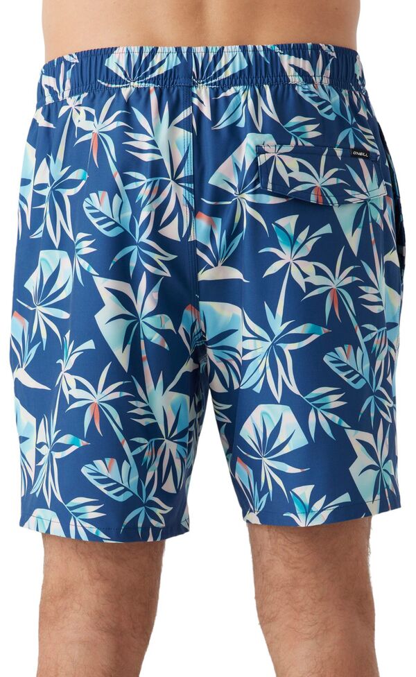 【送料無料】 オニール メンズ ハーフパンツ・ショーツ 水着 O'Neill Men's Hermosa Lined Elastic Waist 17 in. Boardshorts Indigo