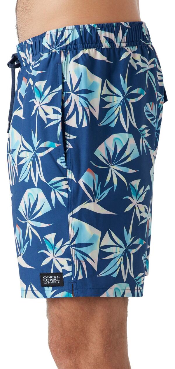 【送料無料】 オニール メンズ ハーフパンツ・ショーツ 水着 O'Neill Men's Hermosa Lined Elastic Waist 17 in. Boardshorts Indigo