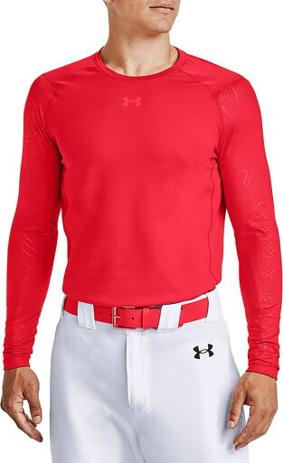 【送料無料】 アンダーアーマー メンズ シャツ トップス Under Armour Men's Baseball ColdGearR Long Sleeve Shirt Red 【送料無料】 アンダーアーマー メンズ シャツ トップス Under Armour Men's Baseball ColdGearR Long Sleeve Shirt Red