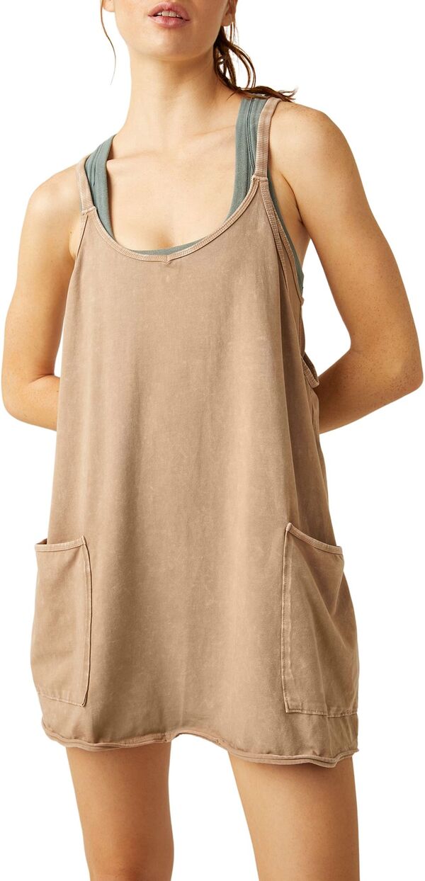 【送料無料】 フリーピープル レディース ワンピース トップス FP Movement Women's Hot Shot Mini Dress Mocha Latte