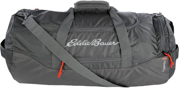  エディー バウアー メンズ ボストンバッグ バッグ Eddie Bauer Stowaway 45L Duffel Smoke