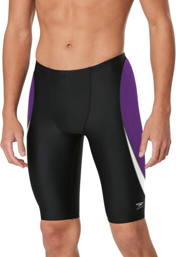 【送料無料】 スピード メンズ ハーフパンツ・ショーツ 水着 Speedo Men's Edge Splice Jammer Swimsuit Black/Purple 【送料無料】 スピード メンズ ハーフパンツ・ショーツ 水着 Speedo Men's Edge Splice Jammer Swimsuit Black/Purple